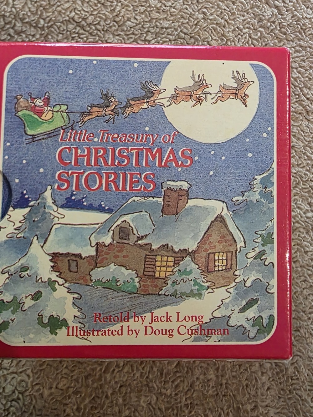 Vintage Chatham River Press Little Treasury of Christmas Stories 6-Book Box Set